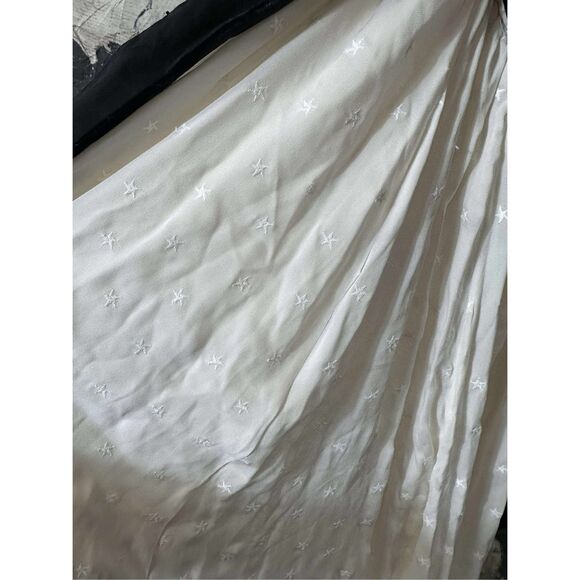 New BHLDN Hitherto Astral Silk Star Embroidered Dress Sz 2- Bridal Gown - Picture 5 of 10